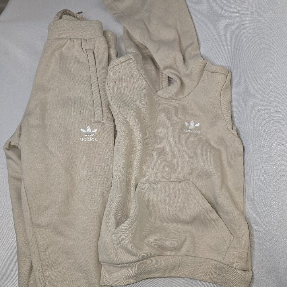 Adidas Unisex Hoodie Set in Tan, Various sizes, NWT